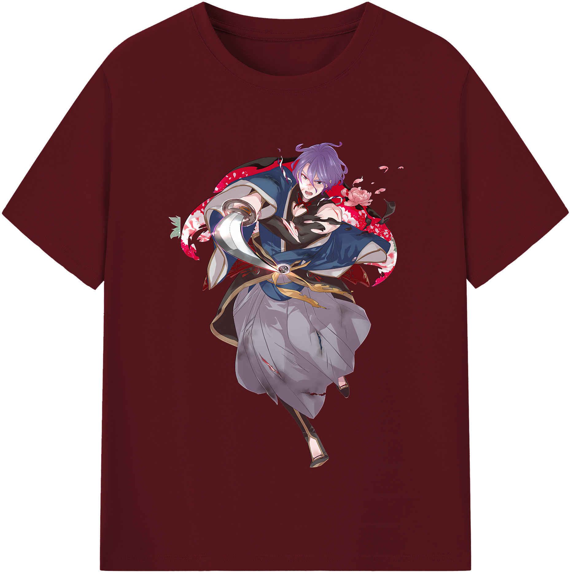 （画像用） 刀剣乱舞 Touken Ranbu 綿100％半袖Tシャツ（フロントプリント）